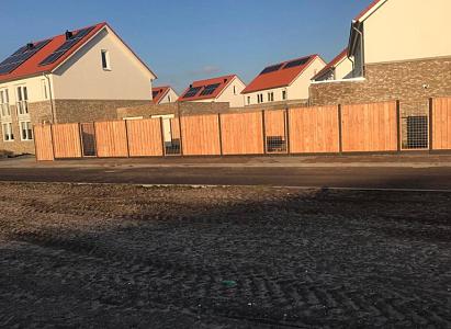 Douglas tuinscherm | 19 planks | 180x180 cm | 16x140 mm