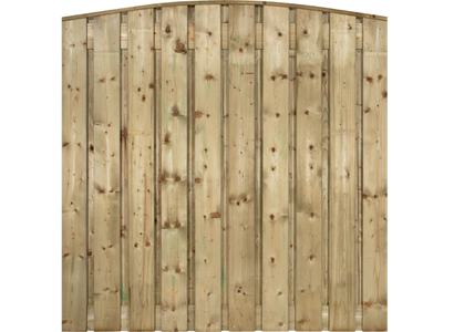 Geïmpregneerd tuinscherm | Toog 21 planks | 180x180 cm | Vuren | 18x140mm