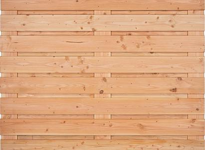 Douglas tuinscherm | Horizontaal | 23 planks | 180x180 cm | 18 x 150mm