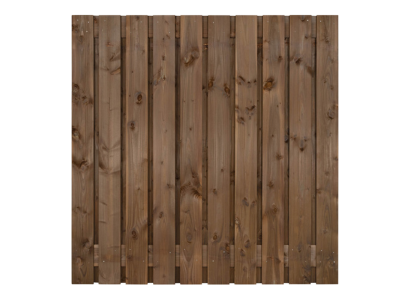Douglas tuinscherm | BRUIN | 21 planks | 180x180 cm | 18 x 150mm