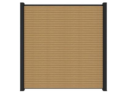 NewTechWood co-extrusie composiet scherm Triple, 180 x 180 cm, Red Cedar.