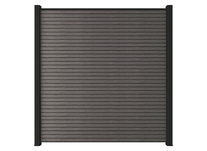 NewTechWood co-extrusie composiet scherm Triple, 180 x 180 cm, Silver Gray.