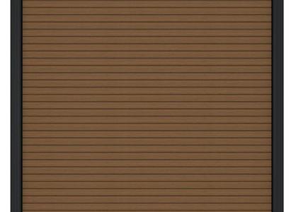 NewTechWood co-extrusie composiet scherm Triple, 180 x 180 cm, Teak.