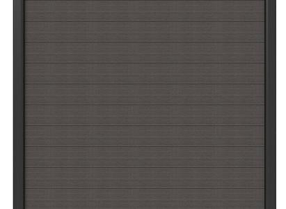 NewTechWood co-extrusie composiet scherm, 180 x 180 cm, Silver Gray.