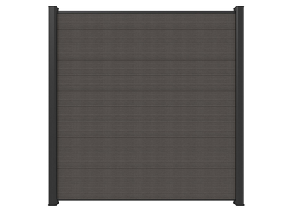 NewTechWood co-extrusie composiet scherm, 180 x 180 cm, Silver Gray.