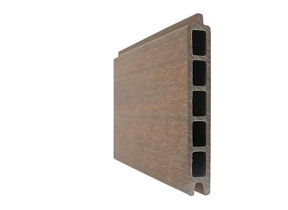 NewTechWood co-extrusie composiet schermplank, 2,1 x 16 x 180 cm, Teak.