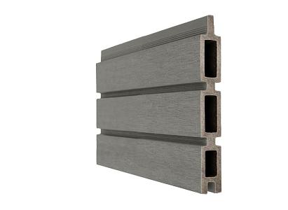 NewTechWood co-extrusie composiet Triple Rhombus schermplank, 2,1 x 16 x 180 cm, Silver Gray.