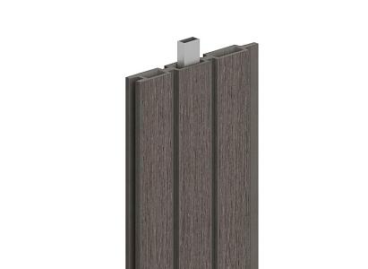 NewTechWood co-extrusie composiet Triple Rhombus schermplank, 2,1 x 16 x 180 cm, Silver Gray.