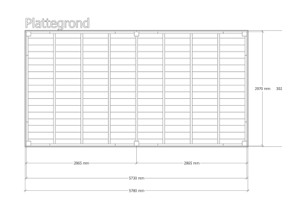 Douglas overkapping | 302 x 578 cm | Origin 1