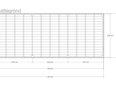 Douglas overkapping | 302 x 735 cm | Origin 1