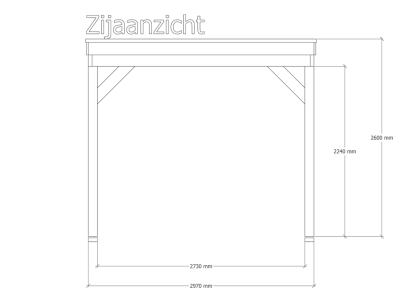 Douglas overkapping | 302 x 864 cm | Origin 1