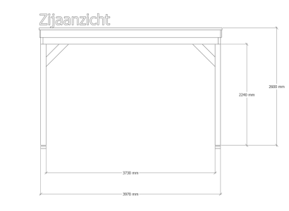Douglas overkapping | 402 x 392 cm | Origin 1