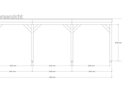 Douglas overkapping | 402 x 735 cm | Origin 1