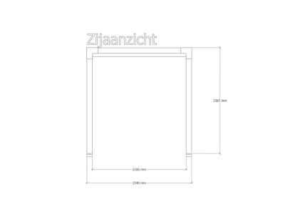 Douglas pergola | 234 x 334 cm | Living 1