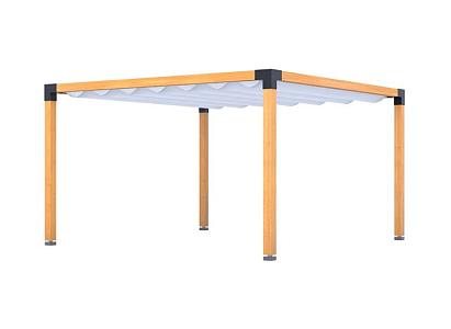 Douglas pergola | 404 x 404 cm | Living 1