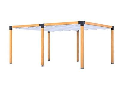 Douglas pergola | 404 x 534 cm | Living 1