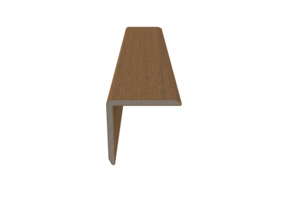 NewTechWood HKC hoekprofiel, 5,5 x 5,5 x 300 cm, Teak