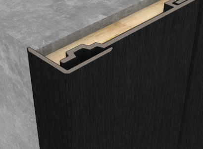 NewTechWood HKC hoekprofiel, 5,5 x 5,5 x 300 cm, Ebony zwartTeak