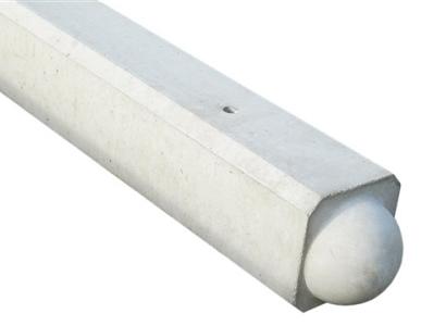 Tussenpaal 10 x 10 x 275 cm wit BOL sponning 74 cm