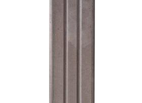 Tussenpaal Betonkirai 9 x 9 x 275 cm lang (bangkirai look) Punt sponning 37 cm