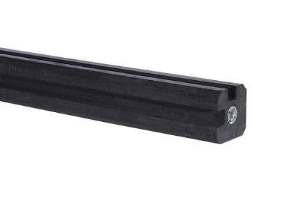 Hoekpaal met schroefbus 11,5 x 11,5 x 314 cm Antraciet sponning 252 cm