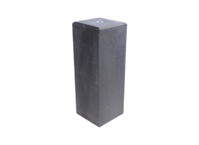 Betonpoer "Maastricht" met facetrand M16 draadhuls 60 x 22 x 22 Antraciet