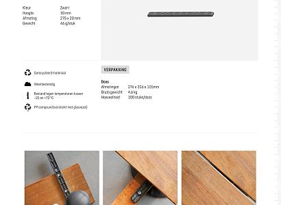 Vlonderstick 275x20x10 tbv blindmontage planken