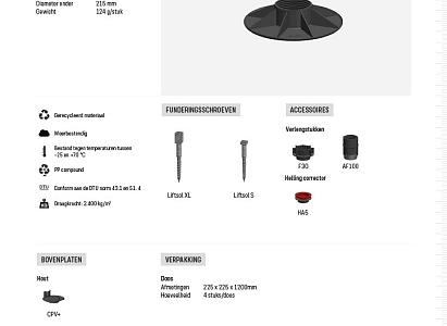 Easylift vacuüm tegellegger voor keramische tegels