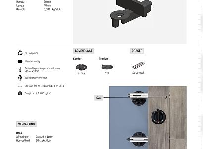 Structusol voegstuk C3L lateraal voeg 3 mm