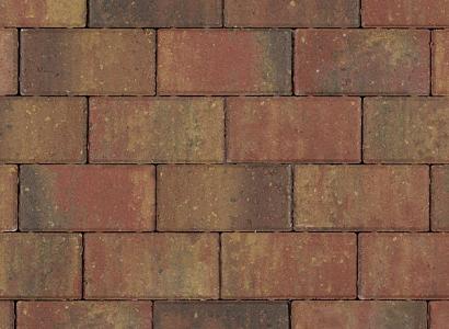 Betonstraatsteen 6 cm oud bont komo