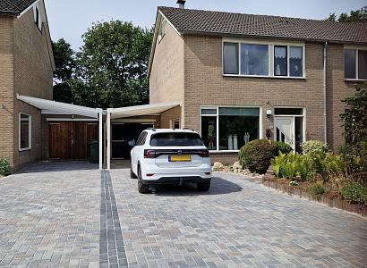 Betonstraatsteen 6 cm tricolore komo