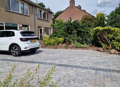 Betonstraatsteen 6 cm tricolore komo