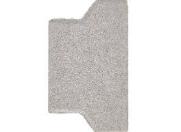 H-verbandsteen half 8 cm grijs