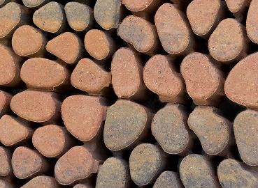 Keigrassteen WaterWijs 45x45x10 cm oud bruin