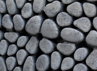 Keigrassteen WaterWijs 45x45x10 cm grijs/zwart