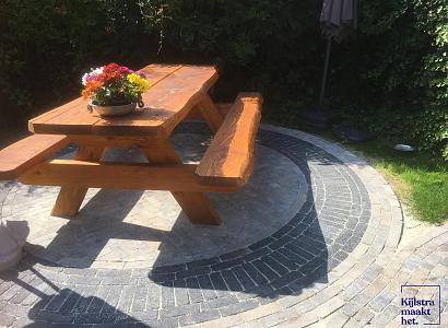 Stonique trommel dikformaat 6 cm antraciet