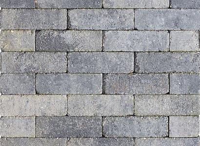 Stonique trommel dikformaat 6 cm grijs/zwart