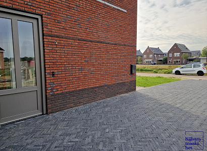 Stonique trommel waalformaat 7 cm antraciet