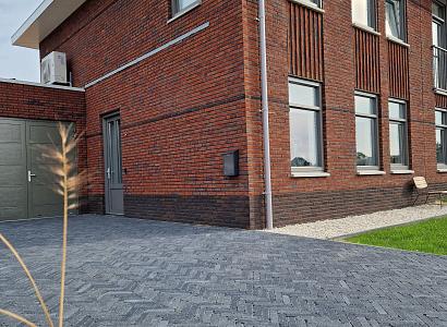 Stonique trommel waalformaat 7 cm antraciet