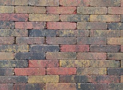 Stonique trommel waalformaat 7 cm oud bont