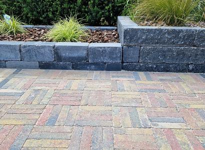 Stonique trommel waalformaat 7 cm oud bont