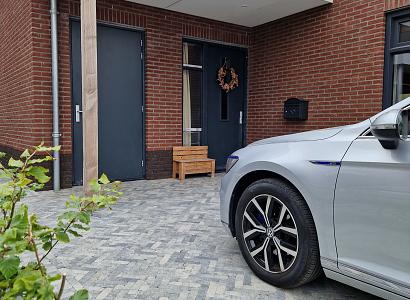 Stonique trommel waalformaat 7 cm grijs/zwart