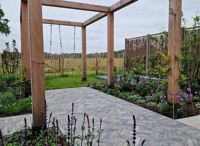 Stonique trommel waalformaat 7 cm grijs/zwart