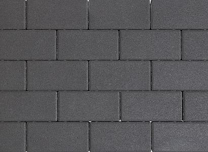 Design brick 6 cm black komo