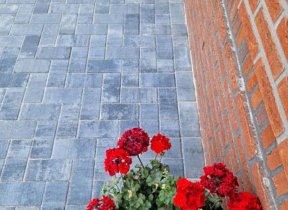 Design brick 8 cm nero/grey komo