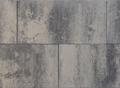 Patio square 60x30x5 cm nero/grey