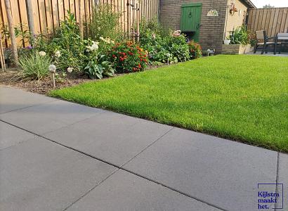 Patio square 60x60x4 cm black