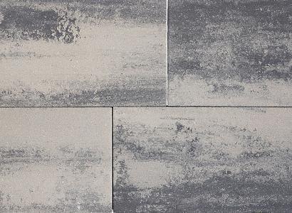 Patio square 40x80x5 cm nero/grey