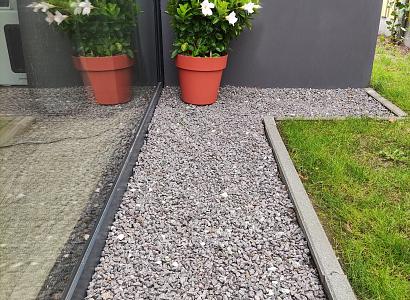 Betonband 5x15x100 grijs