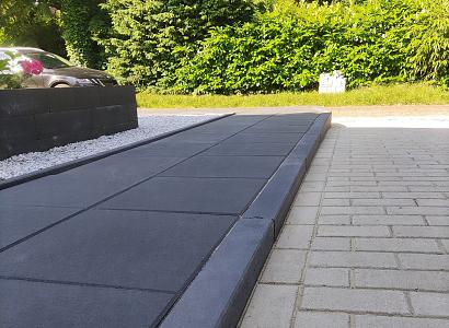 Betonband 10x20x100 antraciet komo